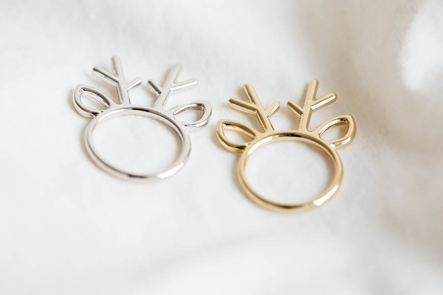Reindeer Horn Ring ,jewelry ,ring,animal Ring, Whimsical Ring ...
