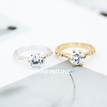 Shooting star wedding ring